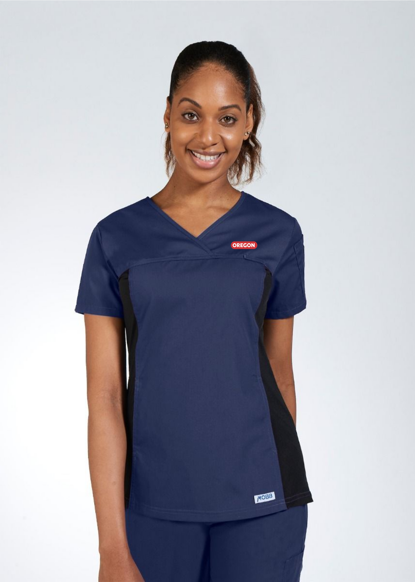 Flexi Panels V-Neck Scrub Top